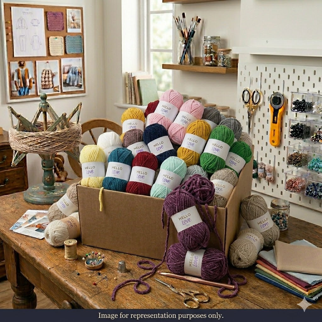 The HUGE HELLO LOVE Box - 3kg of Hello Love Super Chunky Yarn