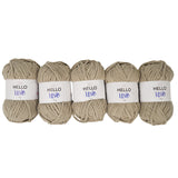 Pack of 5 x 100g Hello Love Super Chunky Yarn