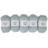 Pack of 5 x 100g Hello Love Super Chunky Yarn