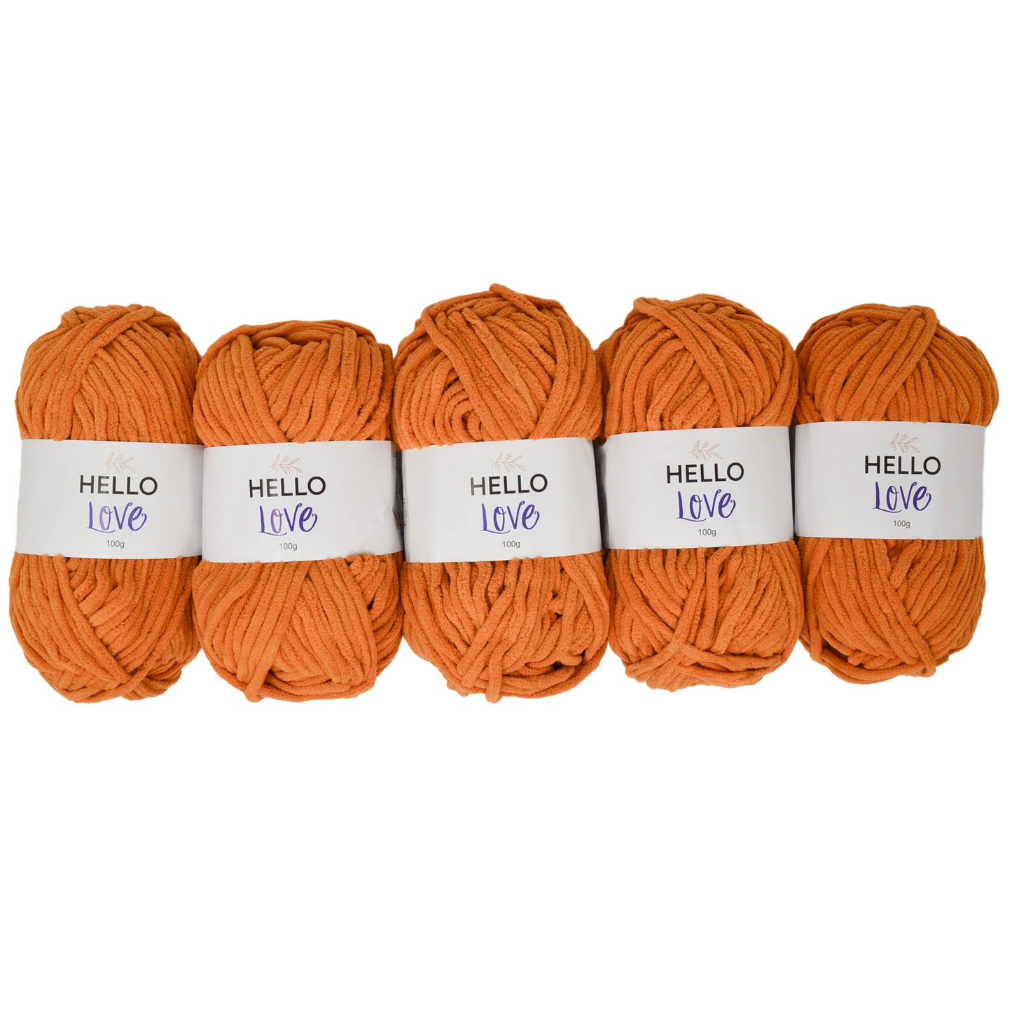 Pack of 5 x 100g Hello Love Super Chunky Yarn