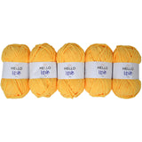 Pack of 5 x 100g Hello Love Super Chunky Yarn