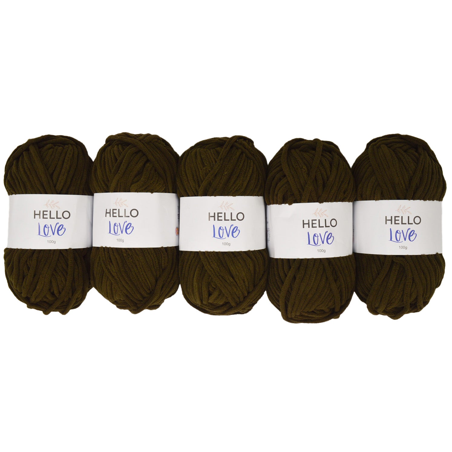 Pack of 5 x 100g Hello Love Super Chunky Yarn