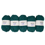Pack of 5 x 100g Hello Love Super Chunky Yarn