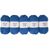 Pack of 5 x 100g Hello Love Super Chunky Yarn