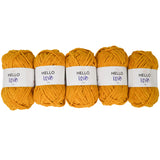 Pack of 5 x 100g Hello Love Super Chunky Yarn
