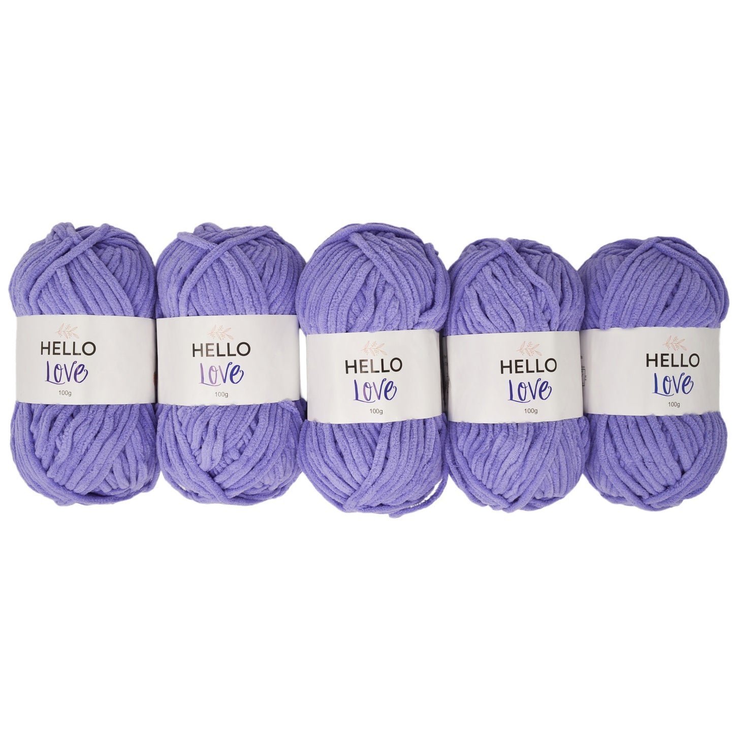 Pack of 5 x 100g Hello Love Super Chunky Yarn