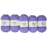 Pack of 5 x 100g Hello Love Super Chunky Yarn