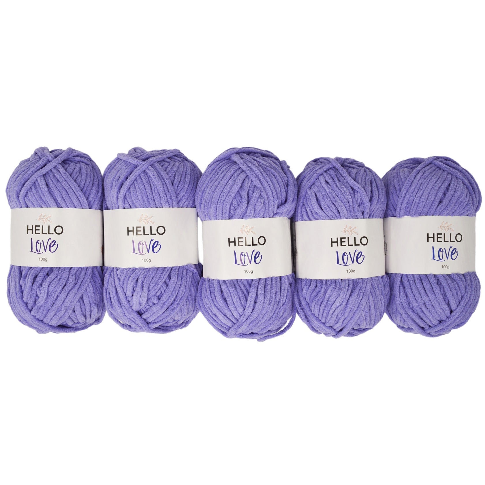 Pack of 5 x 100g Hello Love Super Chunky Yarn