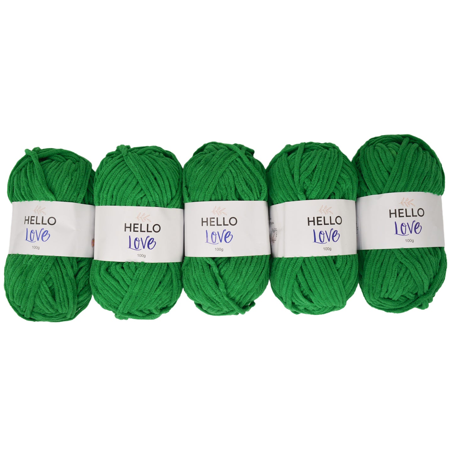 Pack of 5 x 100g Hello Love Super Chunky Yarn