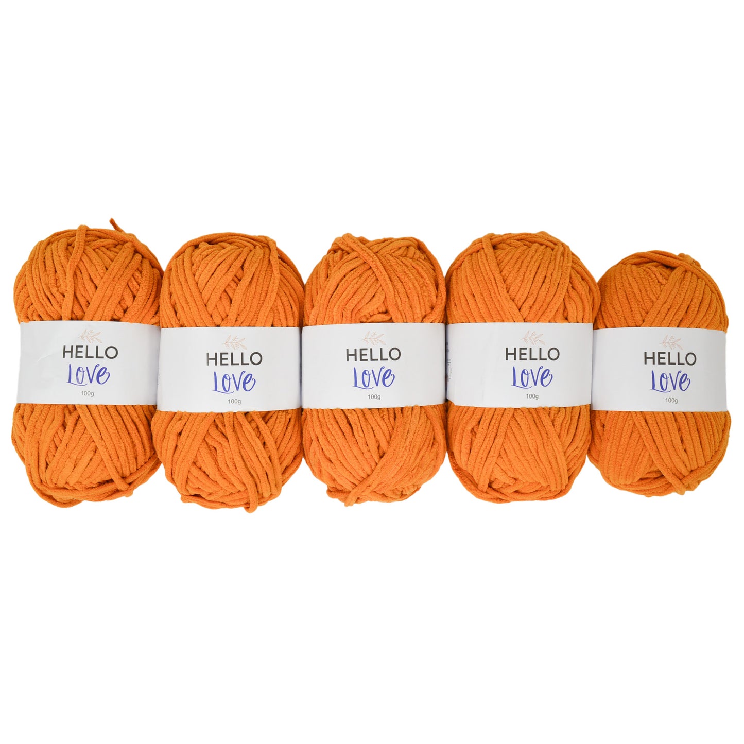 Pack of 5 x 100g Hello Love Super Chunky Yarn