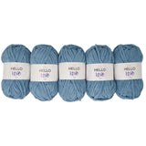 Pack of 5 x 100g Hello Love Super Chunky Yarn