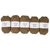 Pack of 5 x 100g Hello Love Super Chunky Yarn