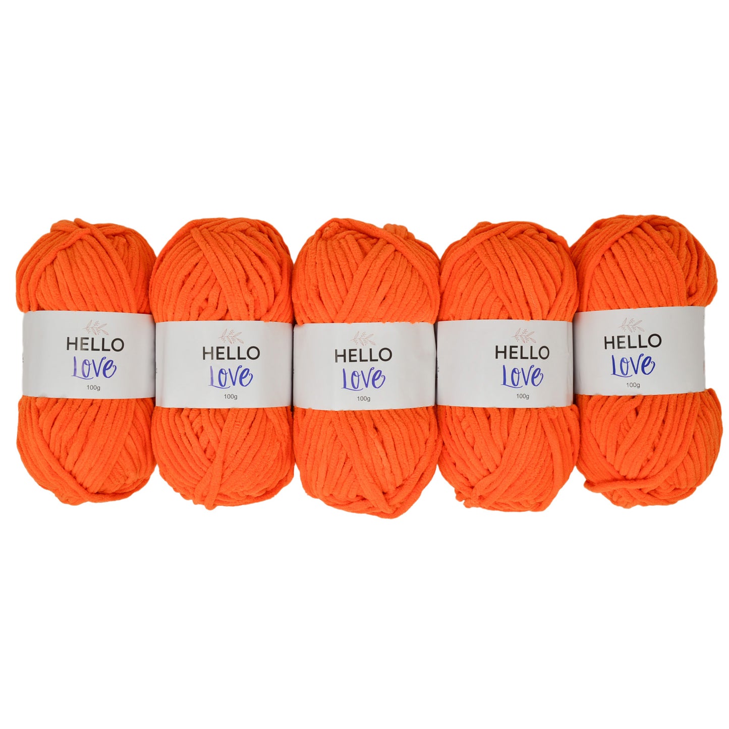 Pack of 5 x 100g Hello Love Super Chunky Yarn