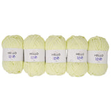 Pack of 5 x 100g Hello Love Super Chunky Yarn