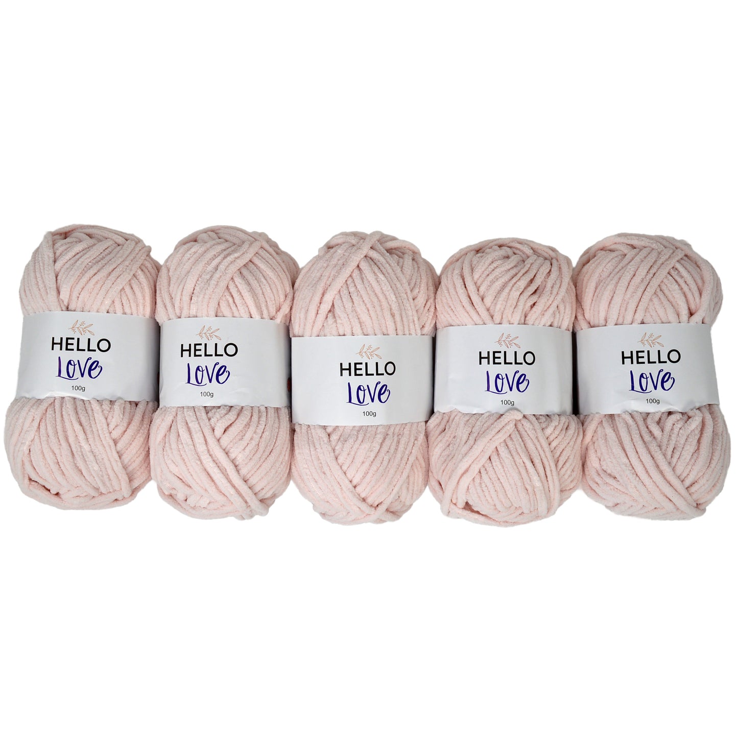 Pack of 5 x 100g Hello Love Super Chunky Yarn