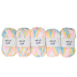 Pack of 5 x 100g Hello Love Super Chunky Yarn