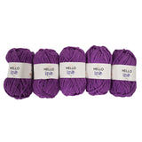 Pack of 5 x 100g Hello Love Super Chunky Yarn