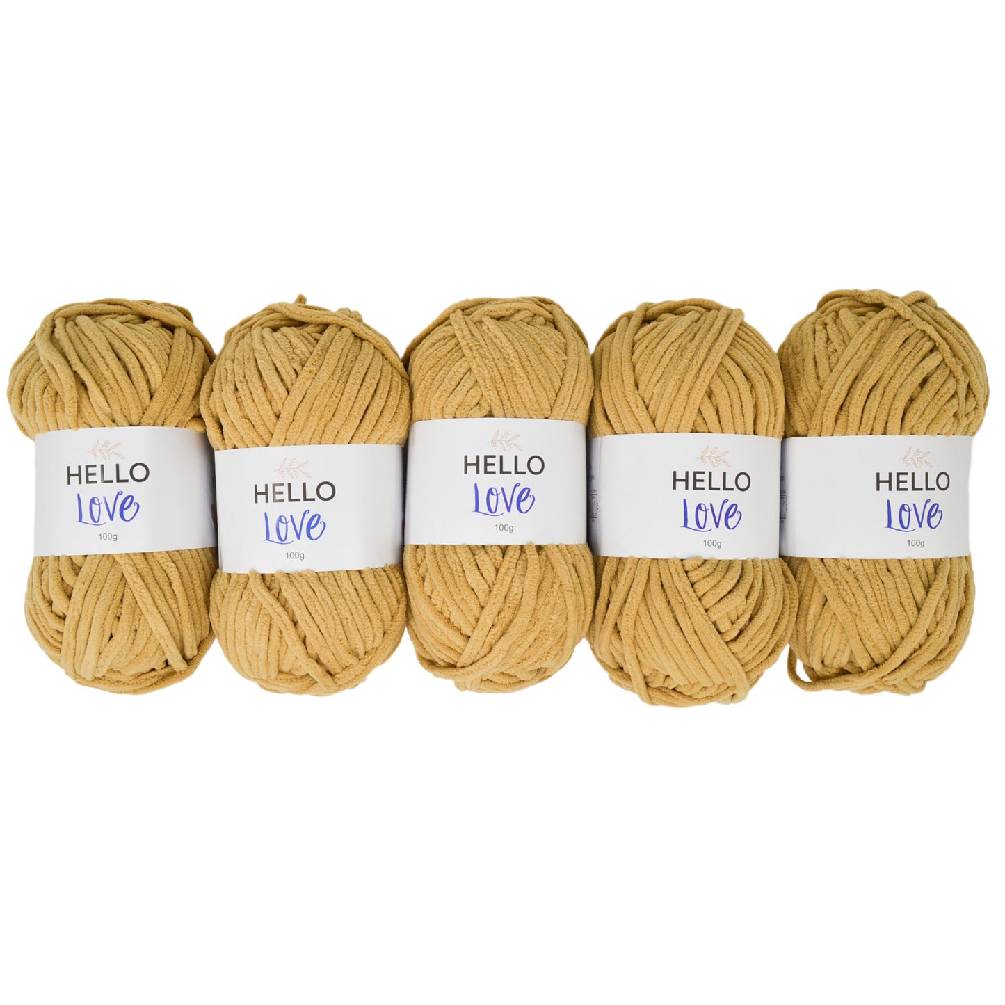 Pack of 5 x 100g Hello Love Super Chunky Yarn