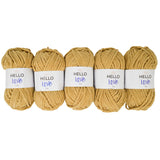 Pack of 5 x 100g Hello Love Super Chunky Yarn