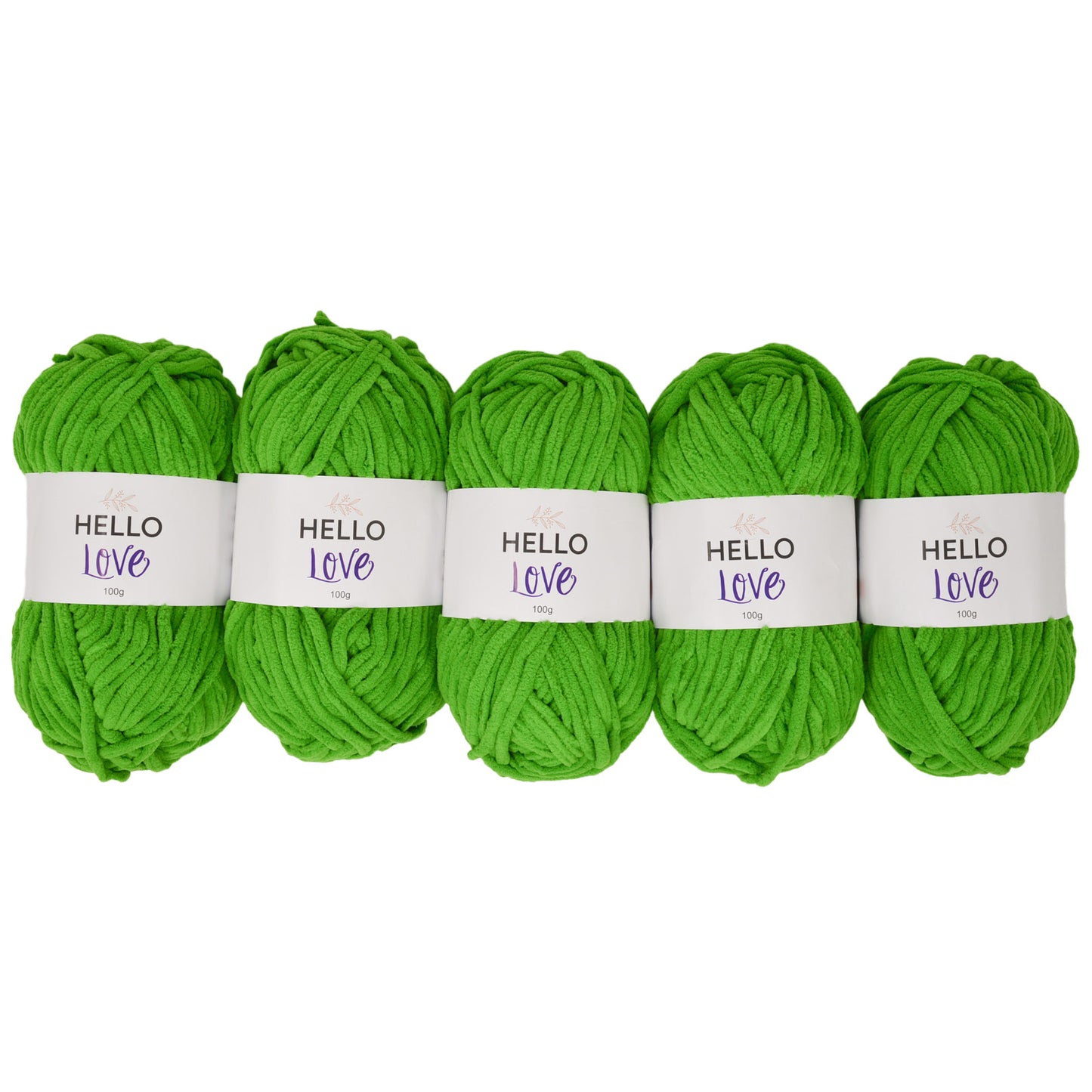 Pack of 5 x 100g Hello Love Super Chunky Yarn
