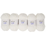 Pack of 5 x 100g Hello Love Super Chunky Yarn
