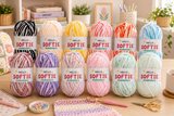 Hello Softie Ombre Super Chunky Yarn 100g