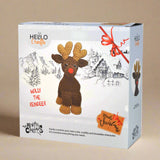 Knitty Critters - Make Christmas Crochet Kit - Holly Reindeer
