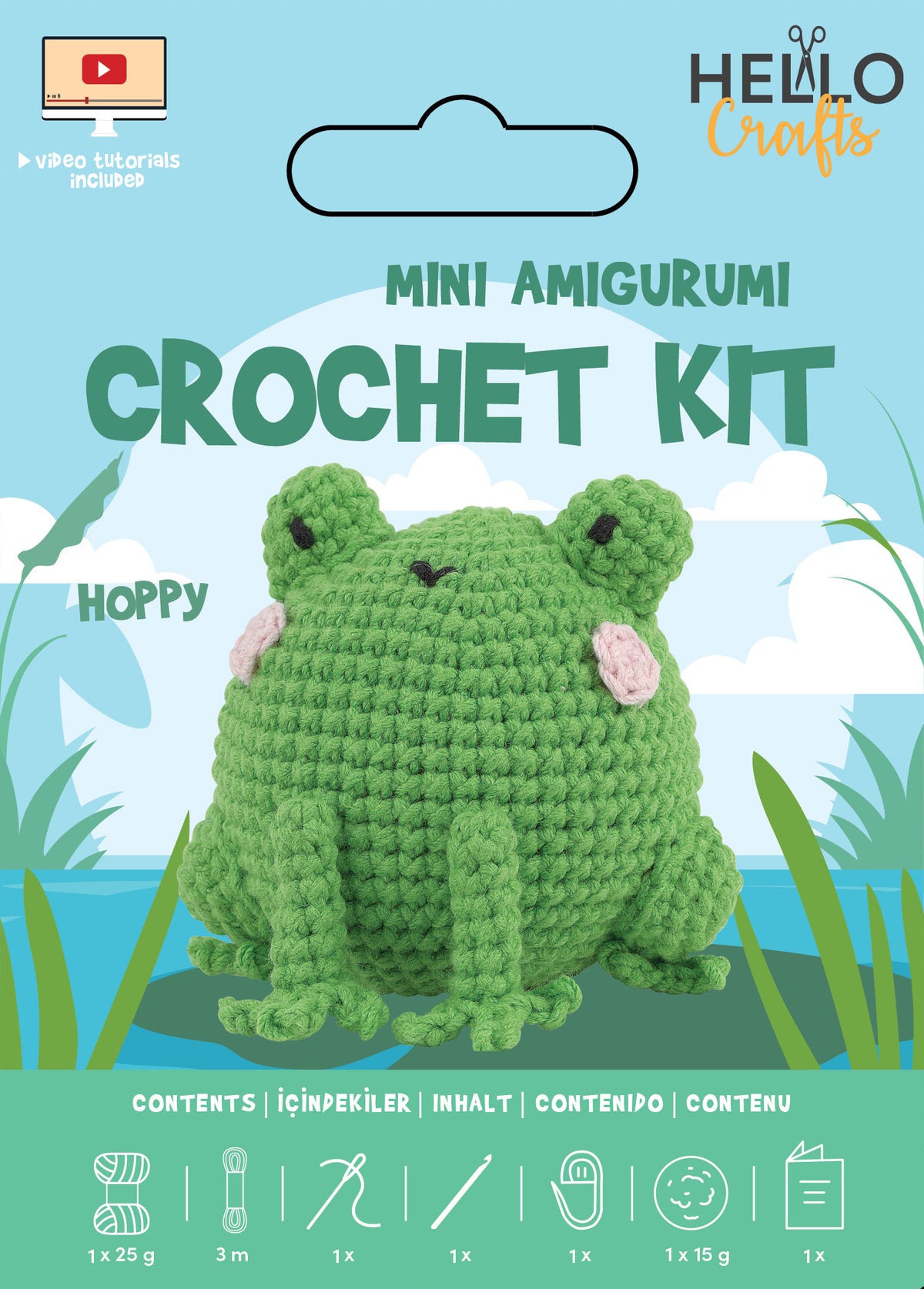 Hoppy Mini Mini Amigurumi Crochet Kit - Hoppy – Readicut