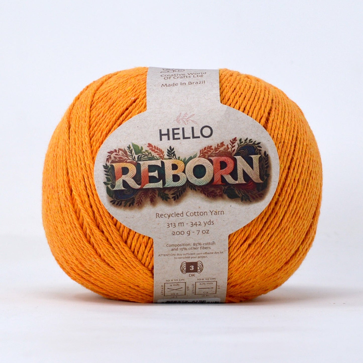 Hello Reborn 85% Recycled DK Cotton Yarn 200g