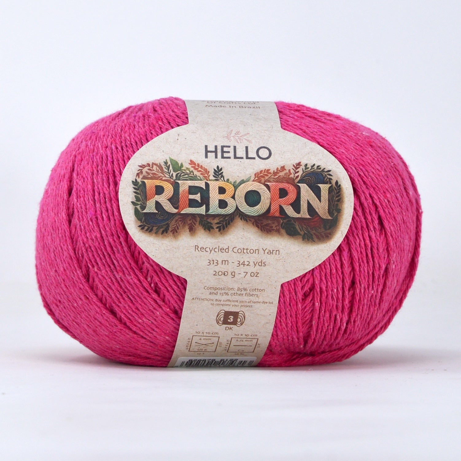 Hello Reborn 85% Recycled DK Cotton Yarn 200g