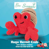Knitty Critters Crochet Kit - Sea Snuggles - Hugo Hermit Crab
