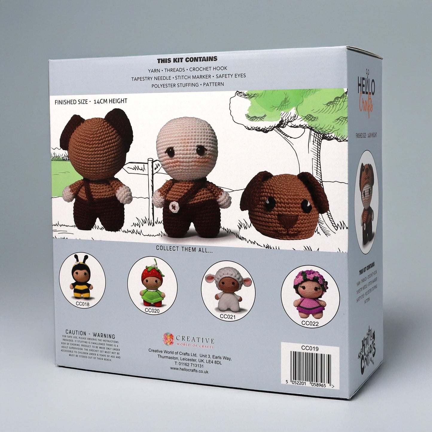 Knitty Critters - Bambinos - Amigurumi Crochet Kit - Charlie Pup