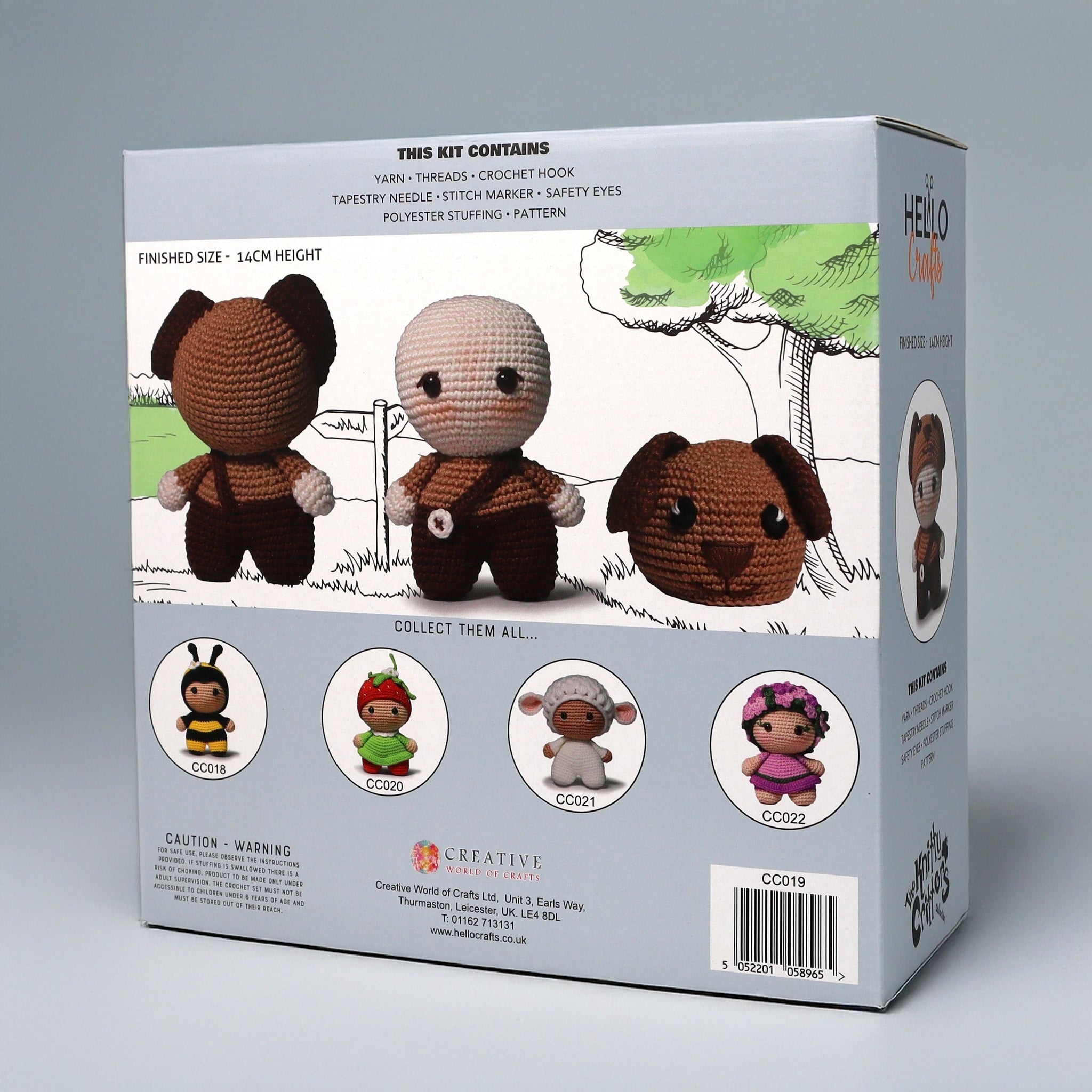 Knitty Critters - Bambinos - Amigurumi Crochet Kit - Charlie Pup