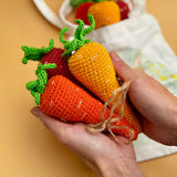 Knitty Critters - Easter Amigurumi Crochet Kit - Carrots (Yellow)