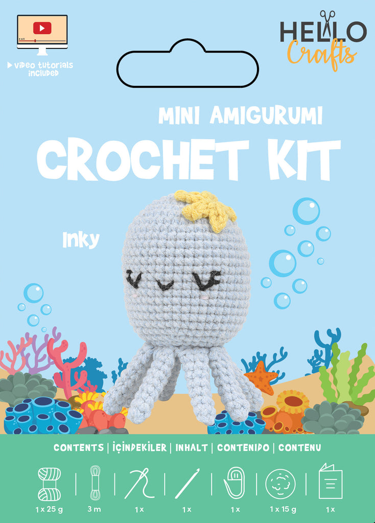 Mini Amigurumi Crochet Kit - Inky