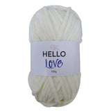 Hello Love Super Chunky Yarn - Ivory