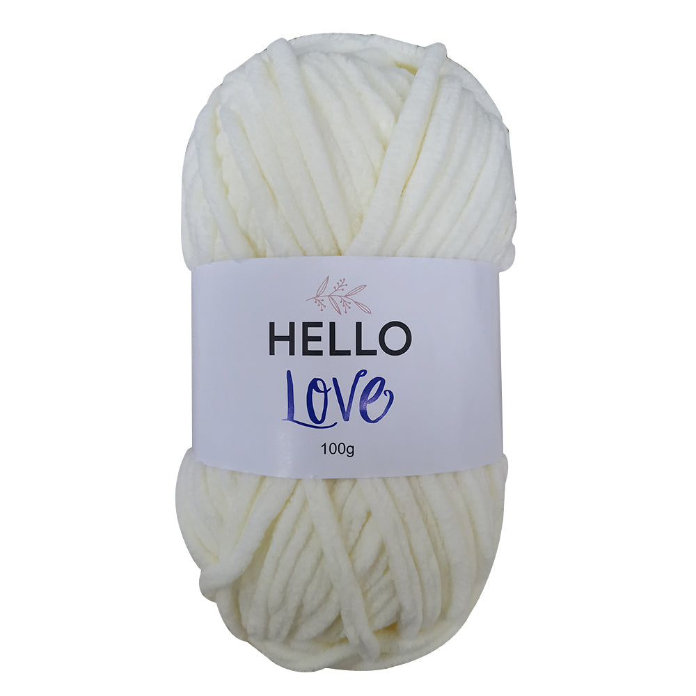 Hello Love Super Chunky Yarn - Ivory
