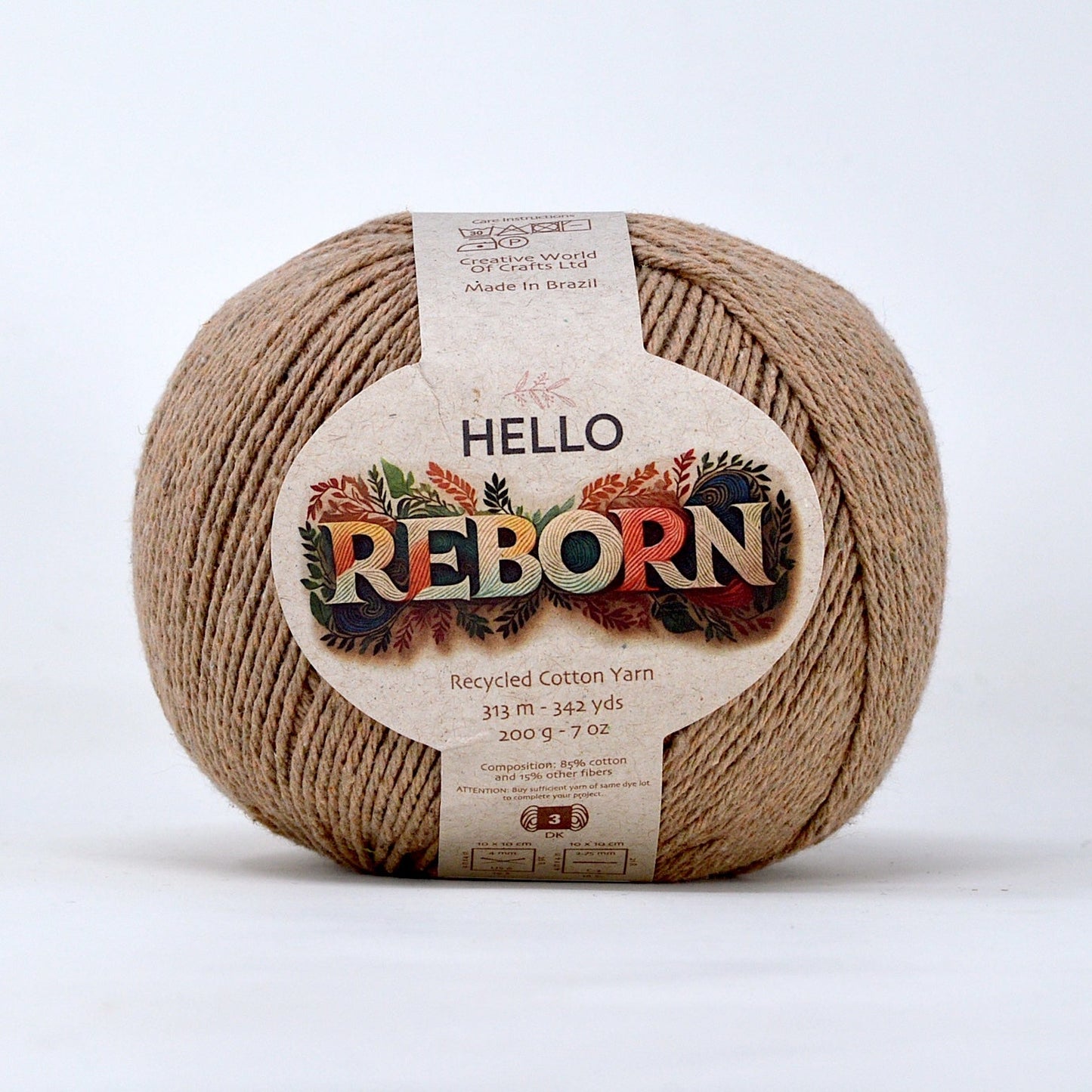 Hello Reborn 85% Recycled DK Cotton Yarn 200g