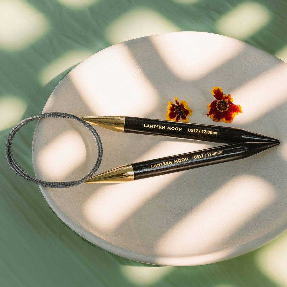 Lantern Moon: Knitting Pins: Circular: Fixed: 80cm x 10.00mm