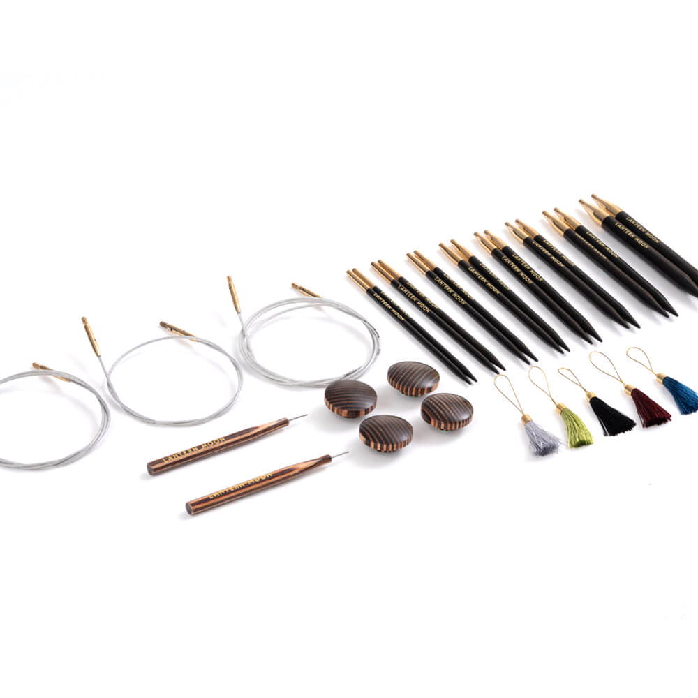 Knitting Pins: Circular: Interchangeable: Set: Glory