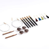 Knitting Pins: Circular: Interchangeable: Set: Charm