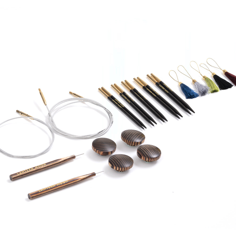 Knitting Pins: Circular: Interchangeable: Special Set: Heritage