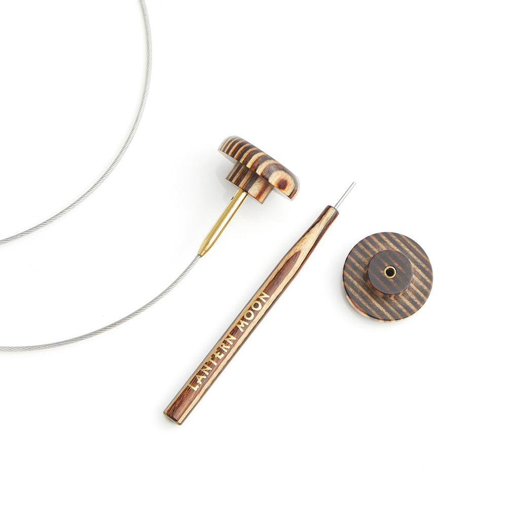 Lantern Moon: Cable: 360¡ Swivel: Interchangeable: Set of 2 with End Caps and Tightening Tool: 76cm