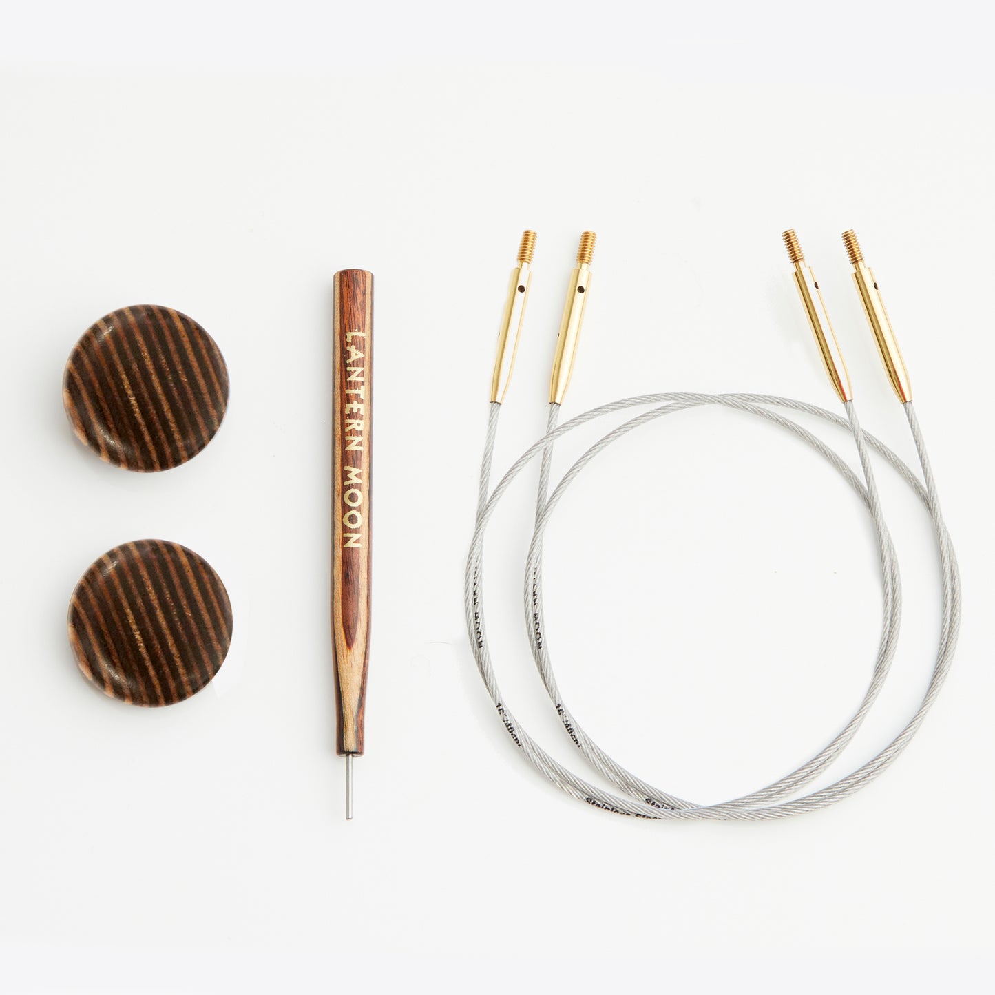 Lantern Moon: Cable: Fixed: Set of 2 with End Caps and Tightening Tool: 35cm