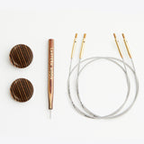 Lantern Moon: Cable: Fixed: Set of 2 with End Caps and Tightening Tool: 35cm