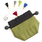 Lantern Moon: Stitch Marker Pouch: Sage