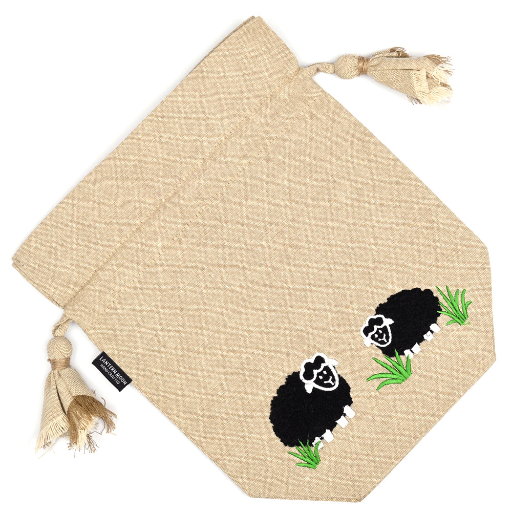 Lantern Moon: Meadow Bag: Natural Black