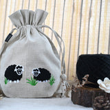 Lantern Moon: Meadow Bag: Natural Black