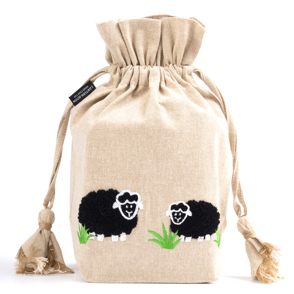 Lantern Moon: Meadow Bag: Natural Black