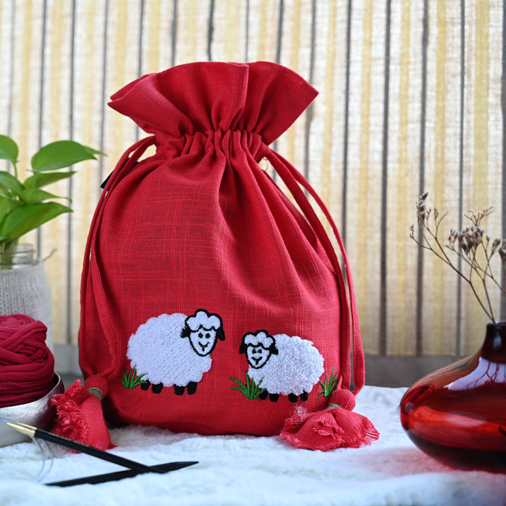 Lantern Moon: Meadow Bag: Red